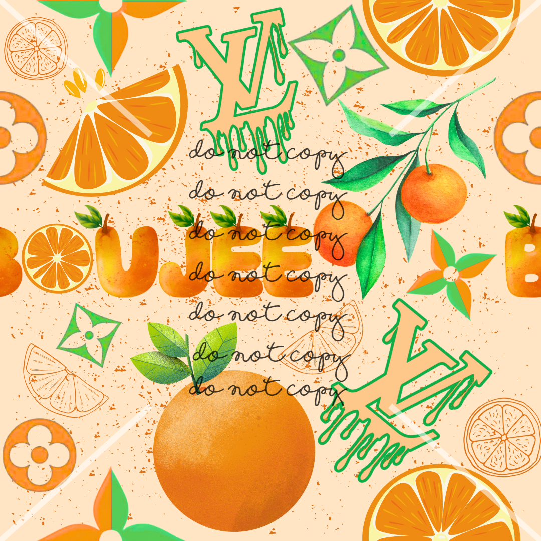 Boujee Orange Handmade