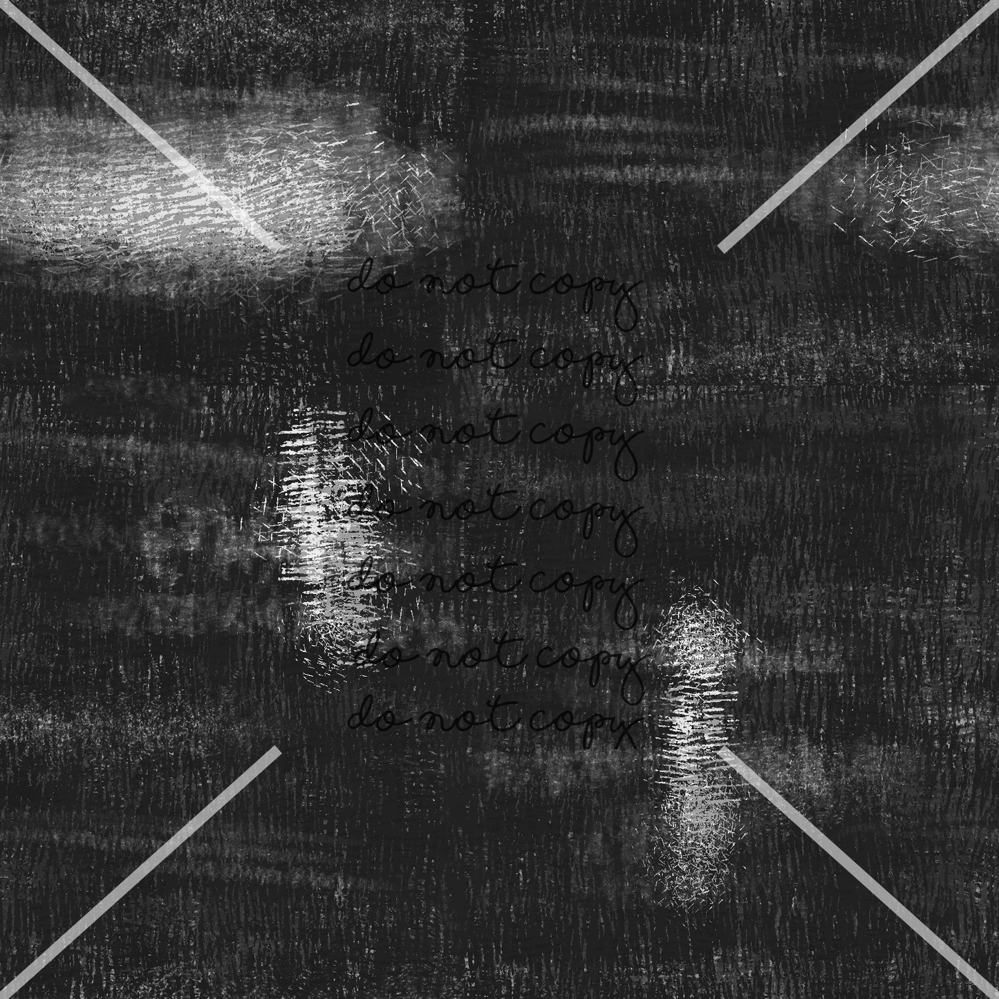 Monochrome Denim Patch Handmade