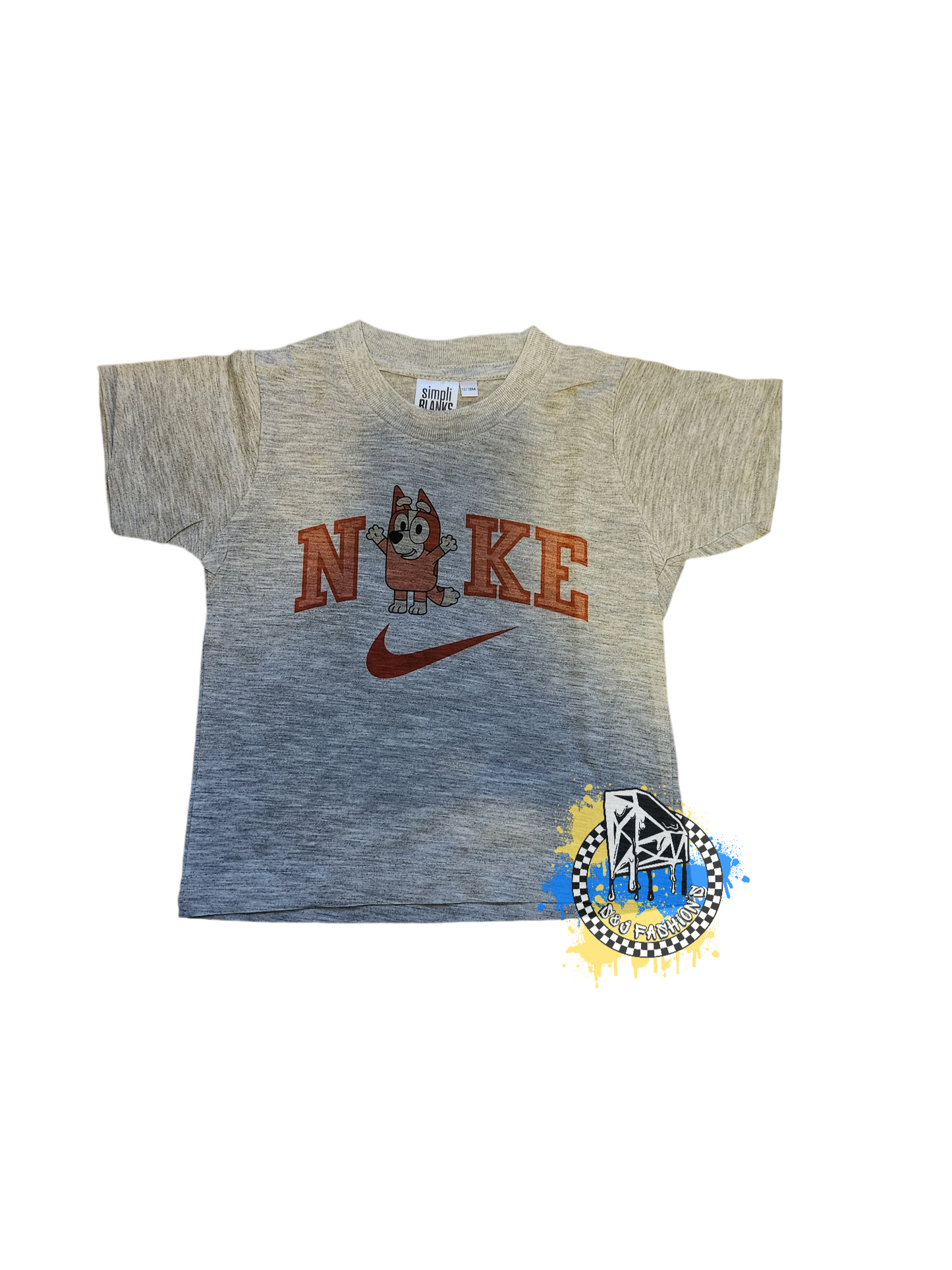 Bingo Bluey Nike Girls Shirt Boys Shirt