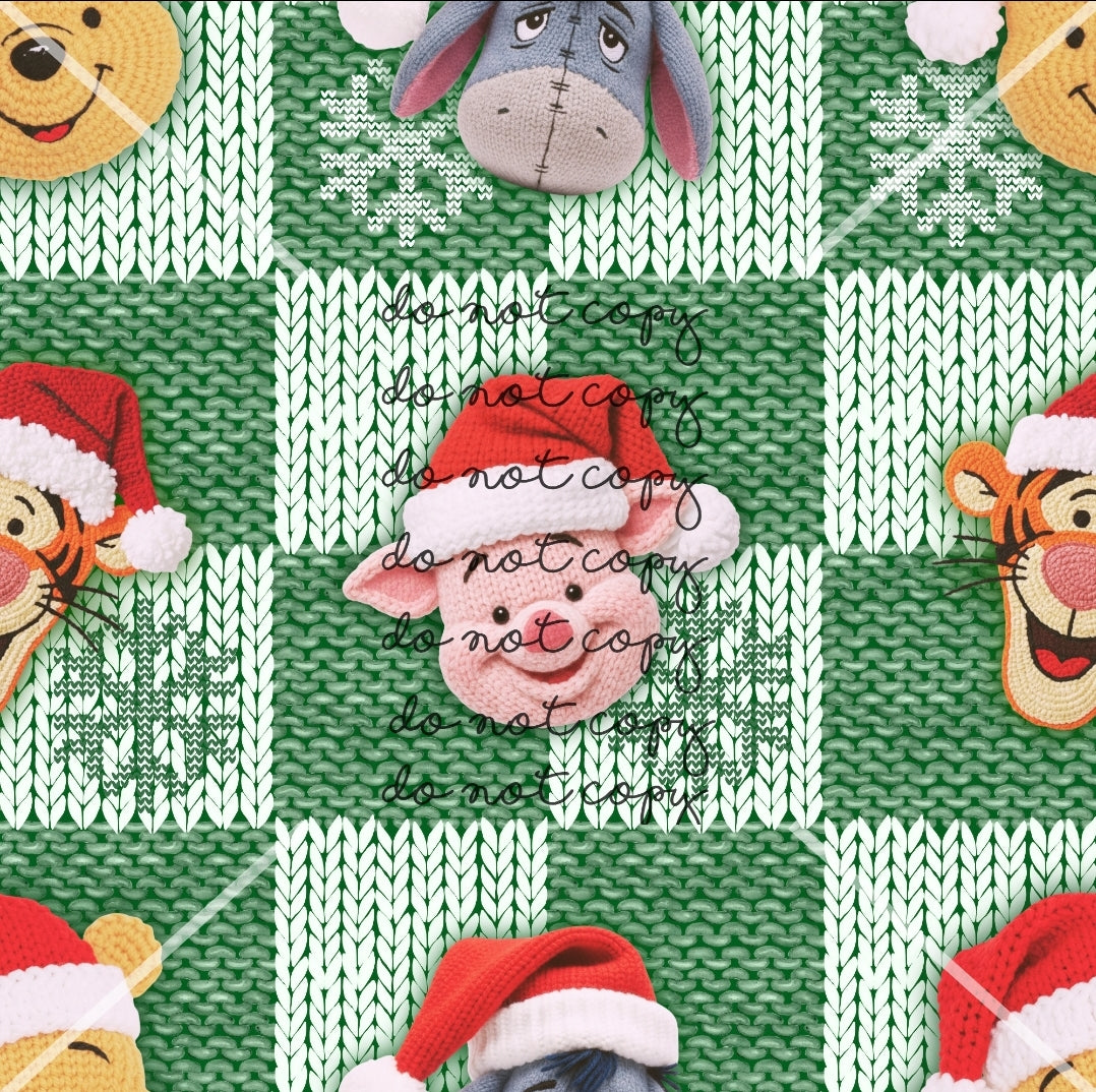 Pooh Christmas Handmade