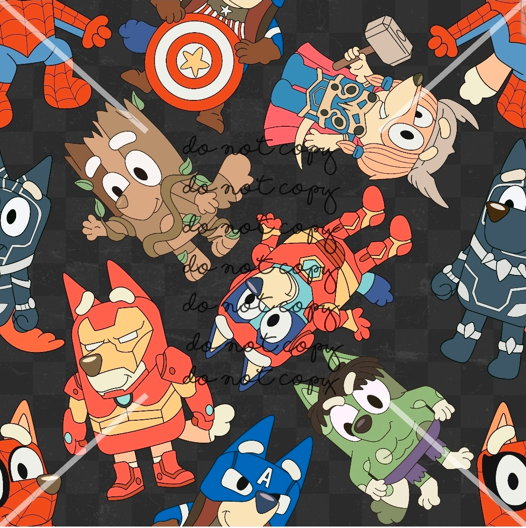 Bluey Superhero Handmade