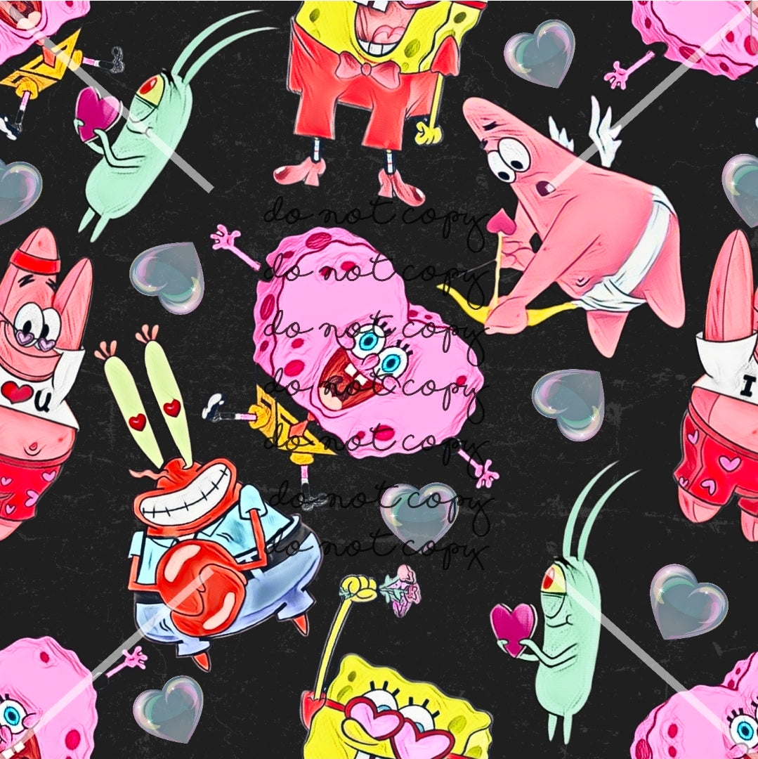 SpongeBob Valentines Handmade