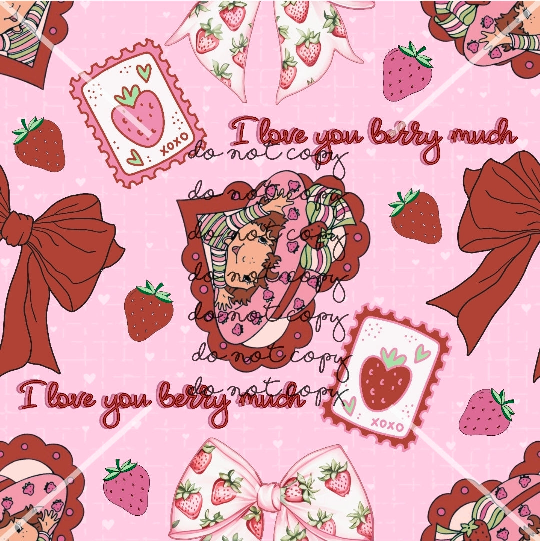 Strawberry Shortcake Valentines Handmade