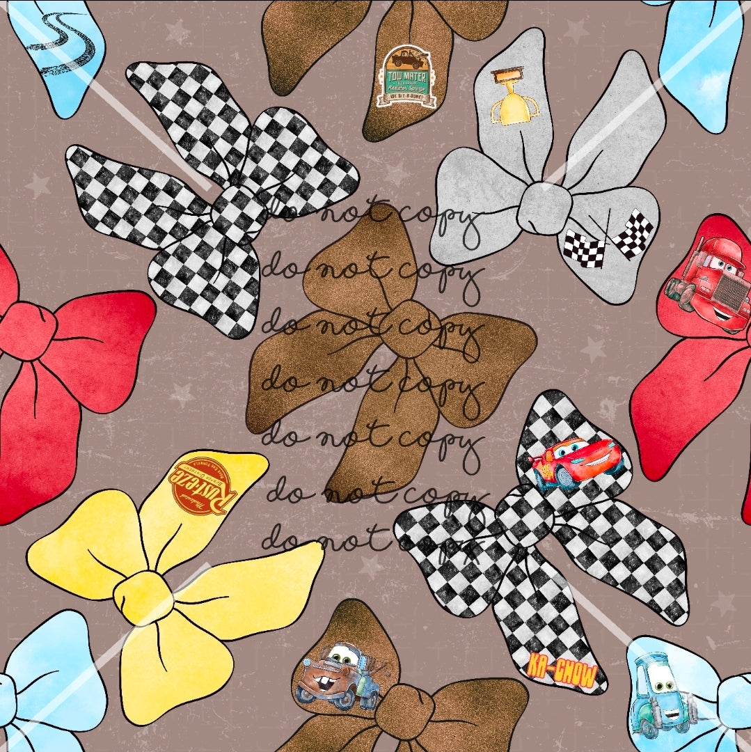 Disney Cars Bows Handmade