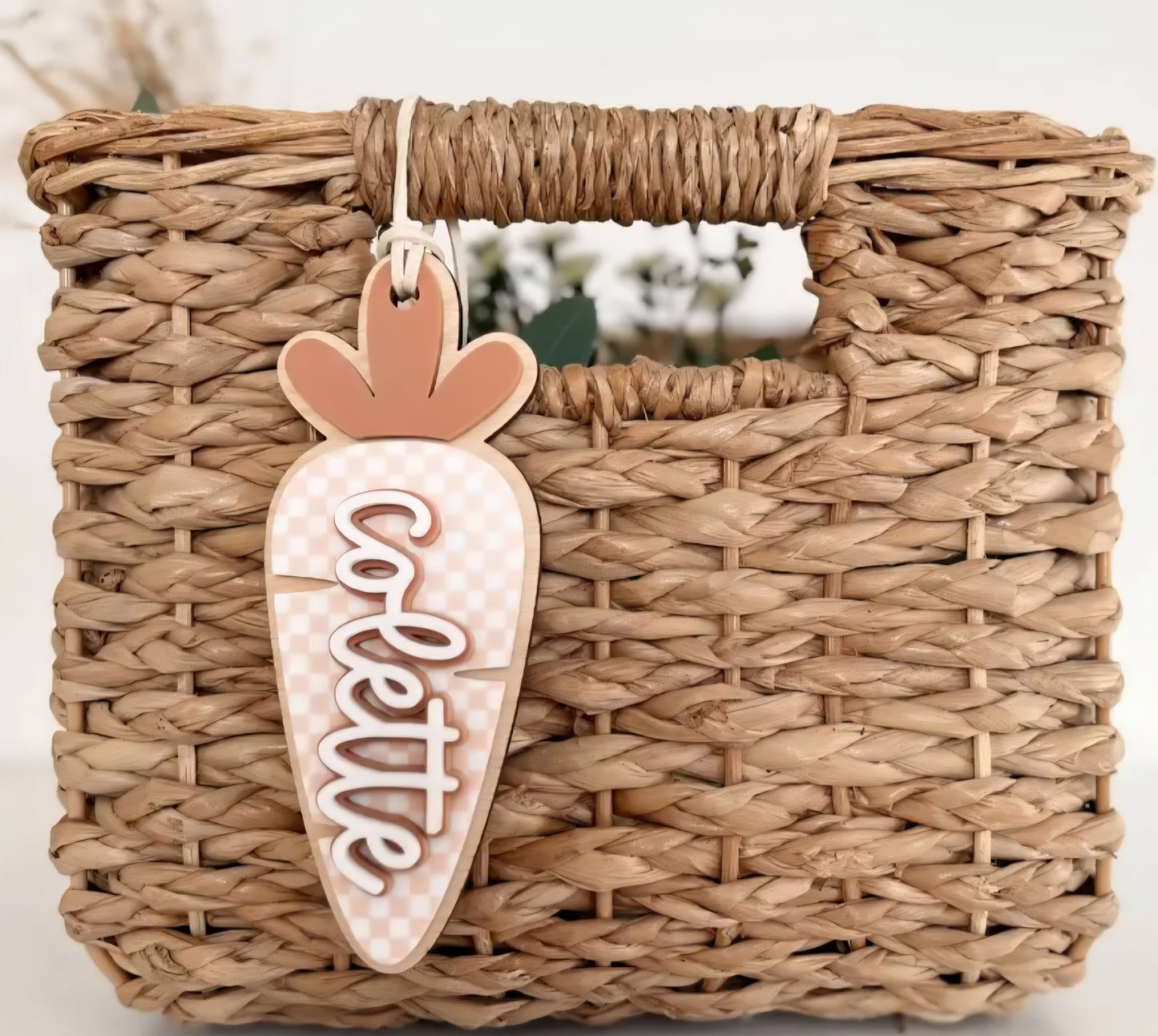 Personalized Easter Basket Tag