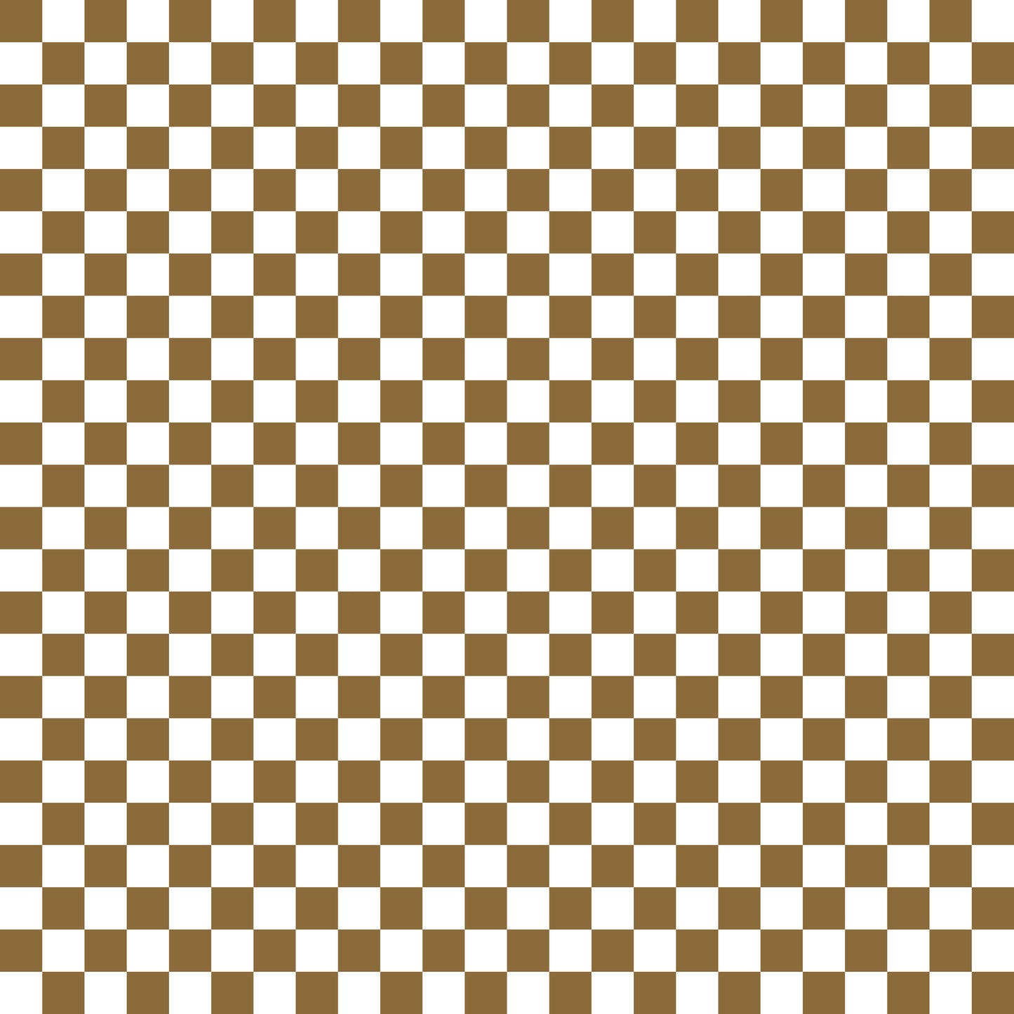 Fall Brown Checker Handmade
