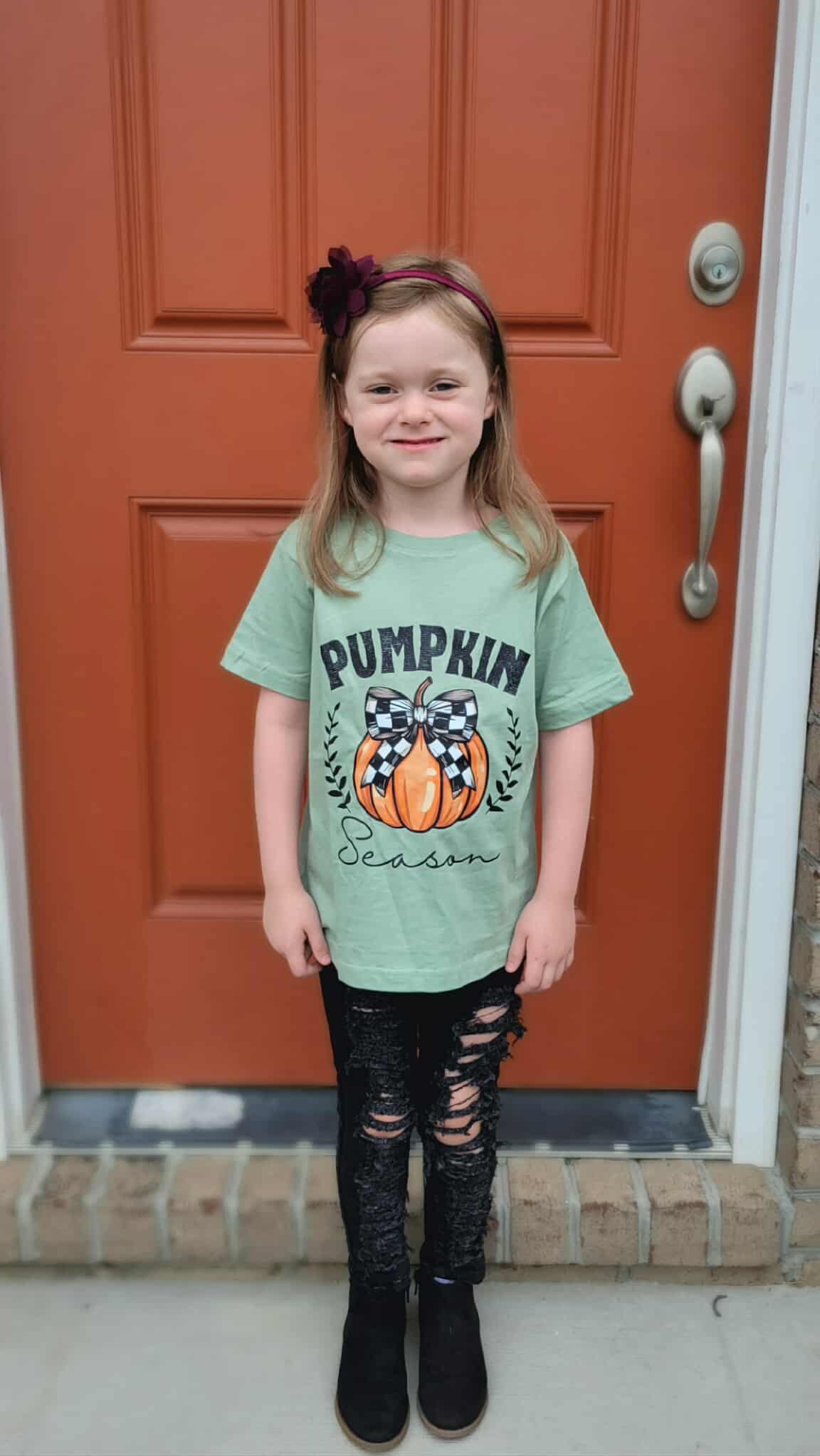 Pumpkin Season Fall Ladies Shirt Girls Shirt