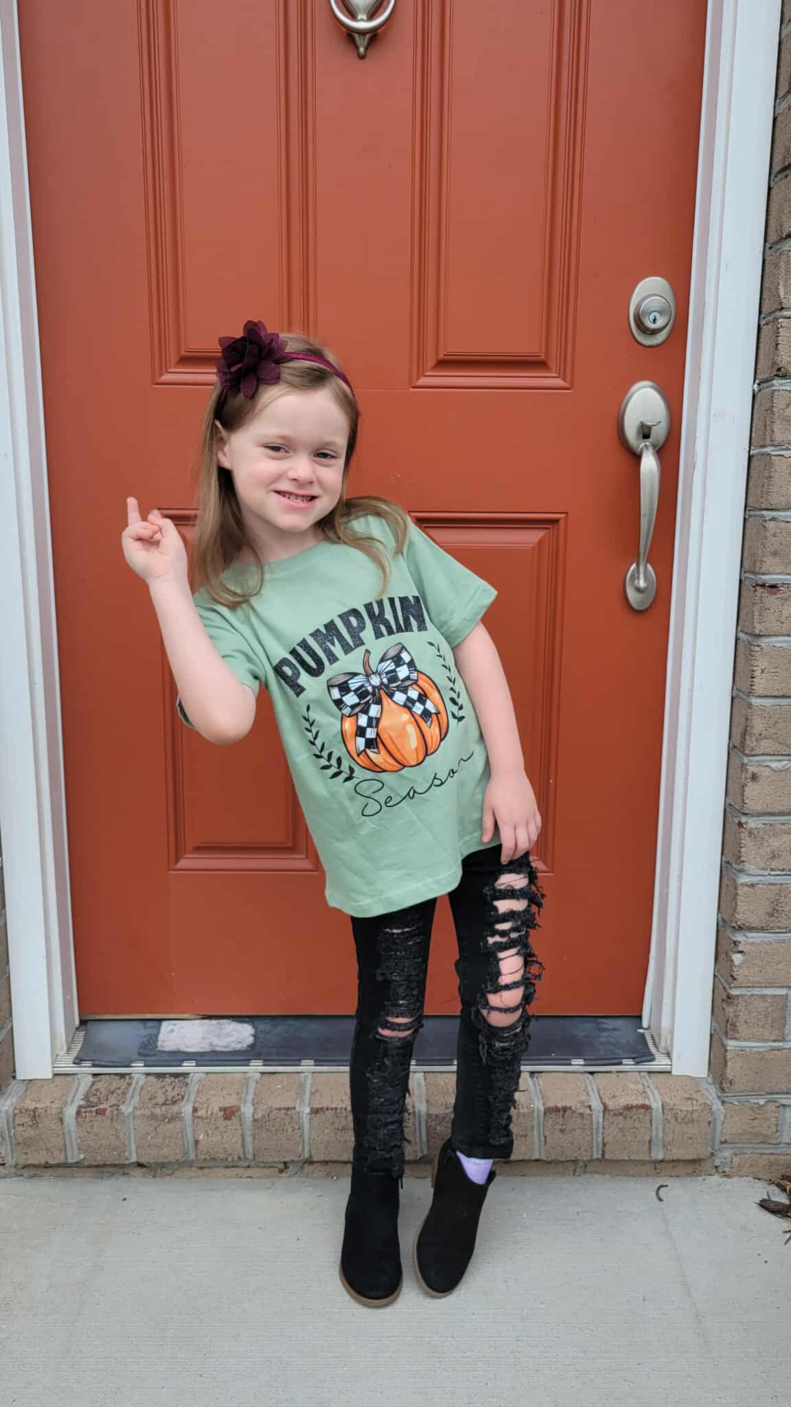Pumpkin Season Fall Ladies Shirt Girls Shirt