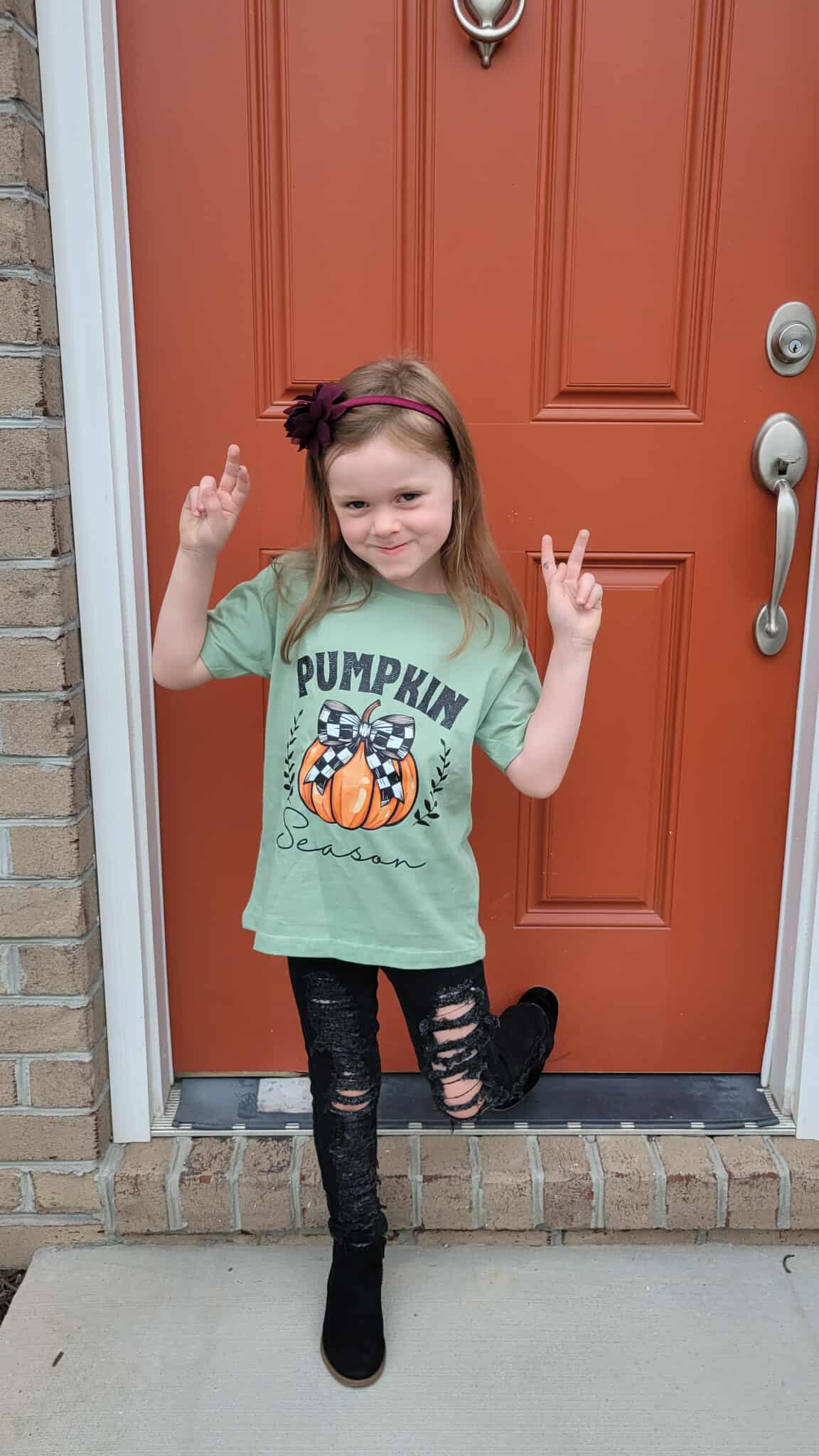 Pumpkin Season Fall Ladies Shirt Girls Shirt
