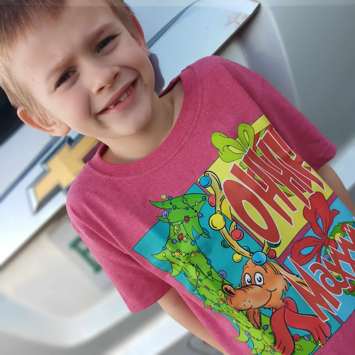 Oh Max Christmas Boys Shirt Girls Shirt