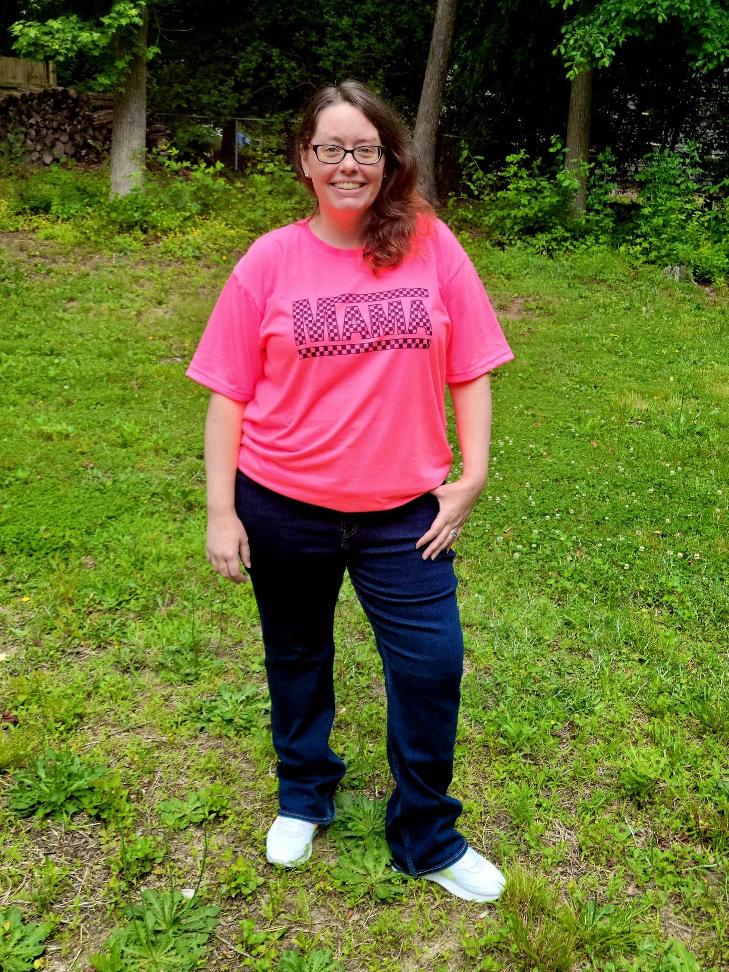 Checker Mama Ladies Shirt