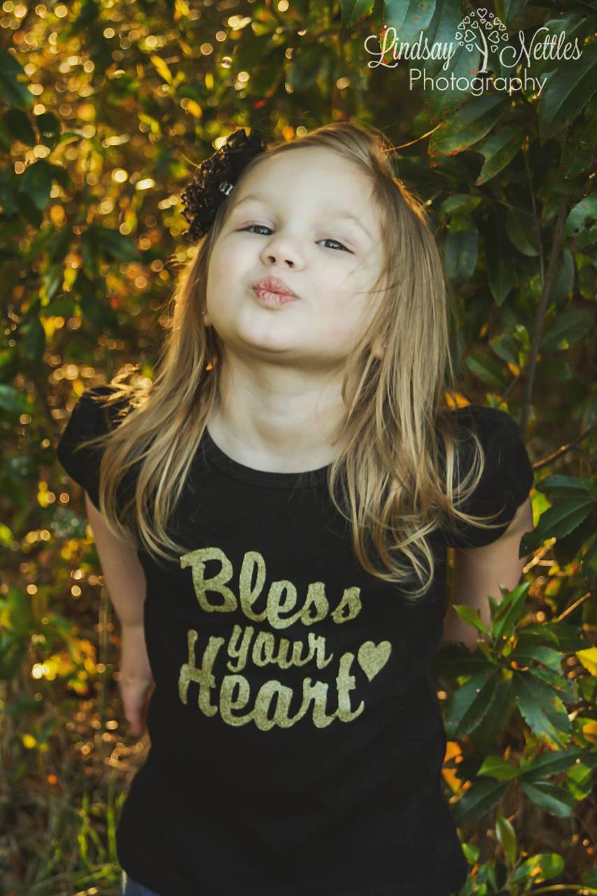 bless your heart Girls Shirt