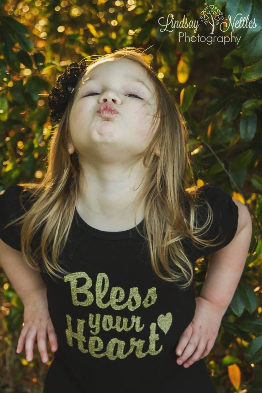 bless your heart Girls Shirt