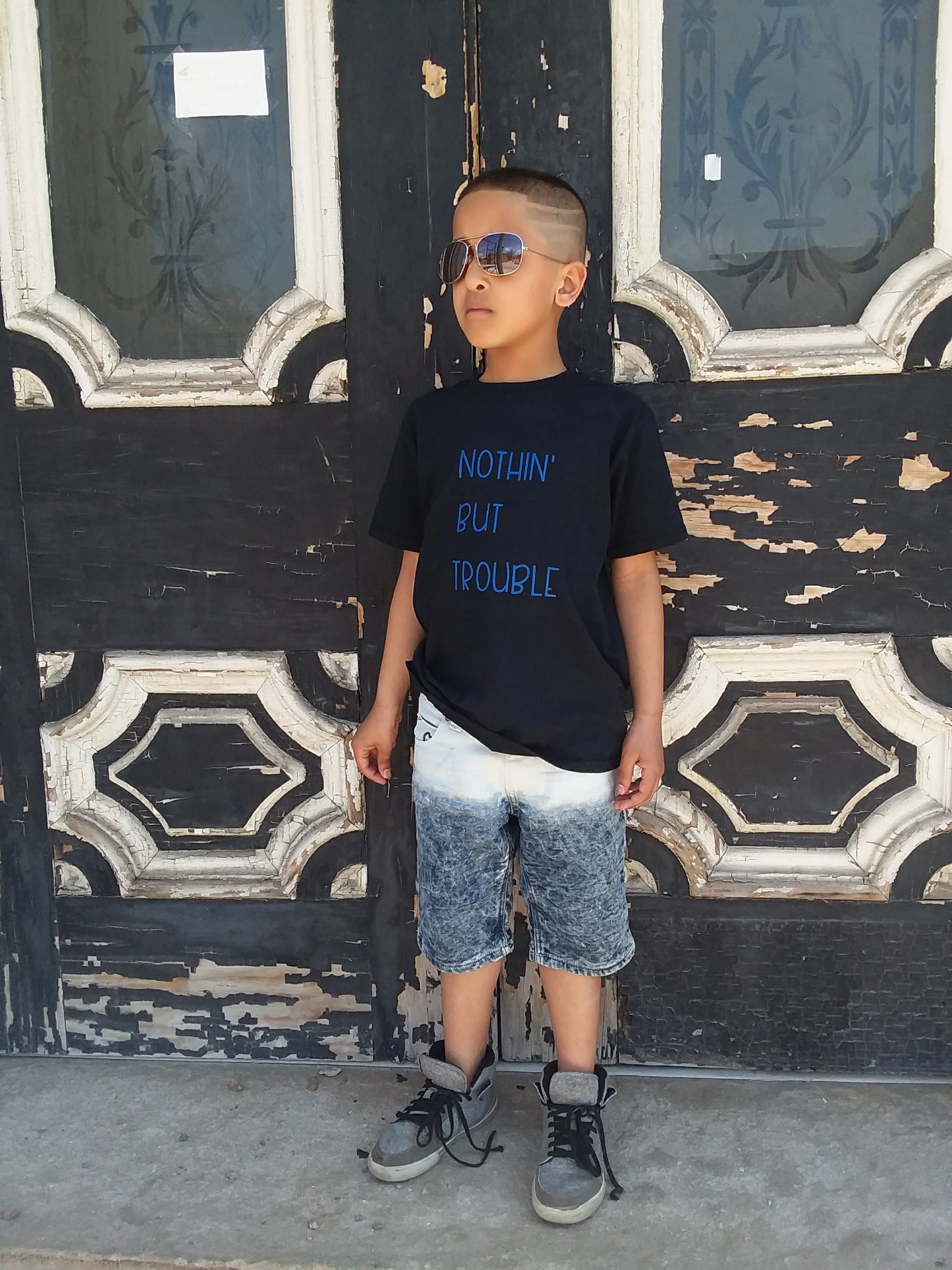 Nothin But Trouble Boys Shirt Girls Shirt