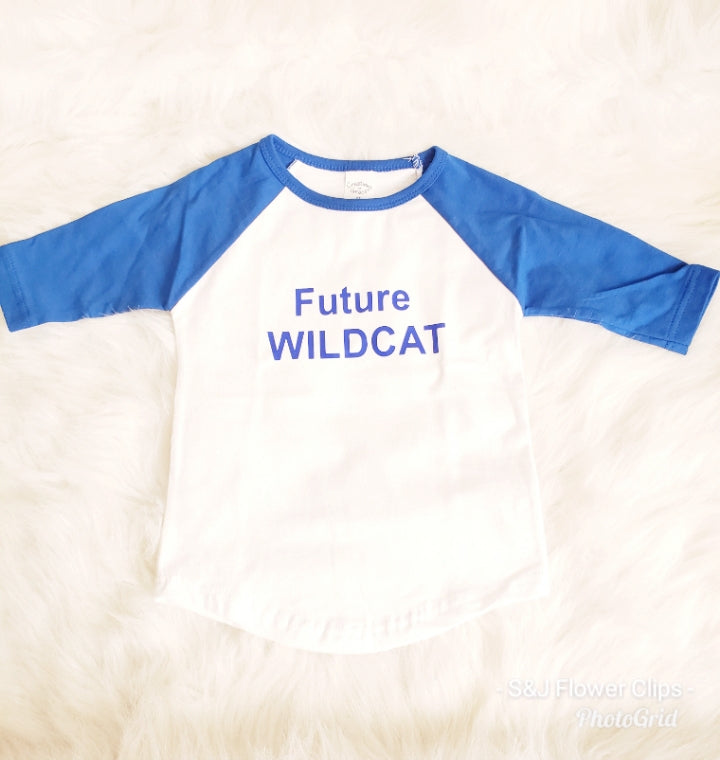 Future Wild Cats Kids Raglan Shirt