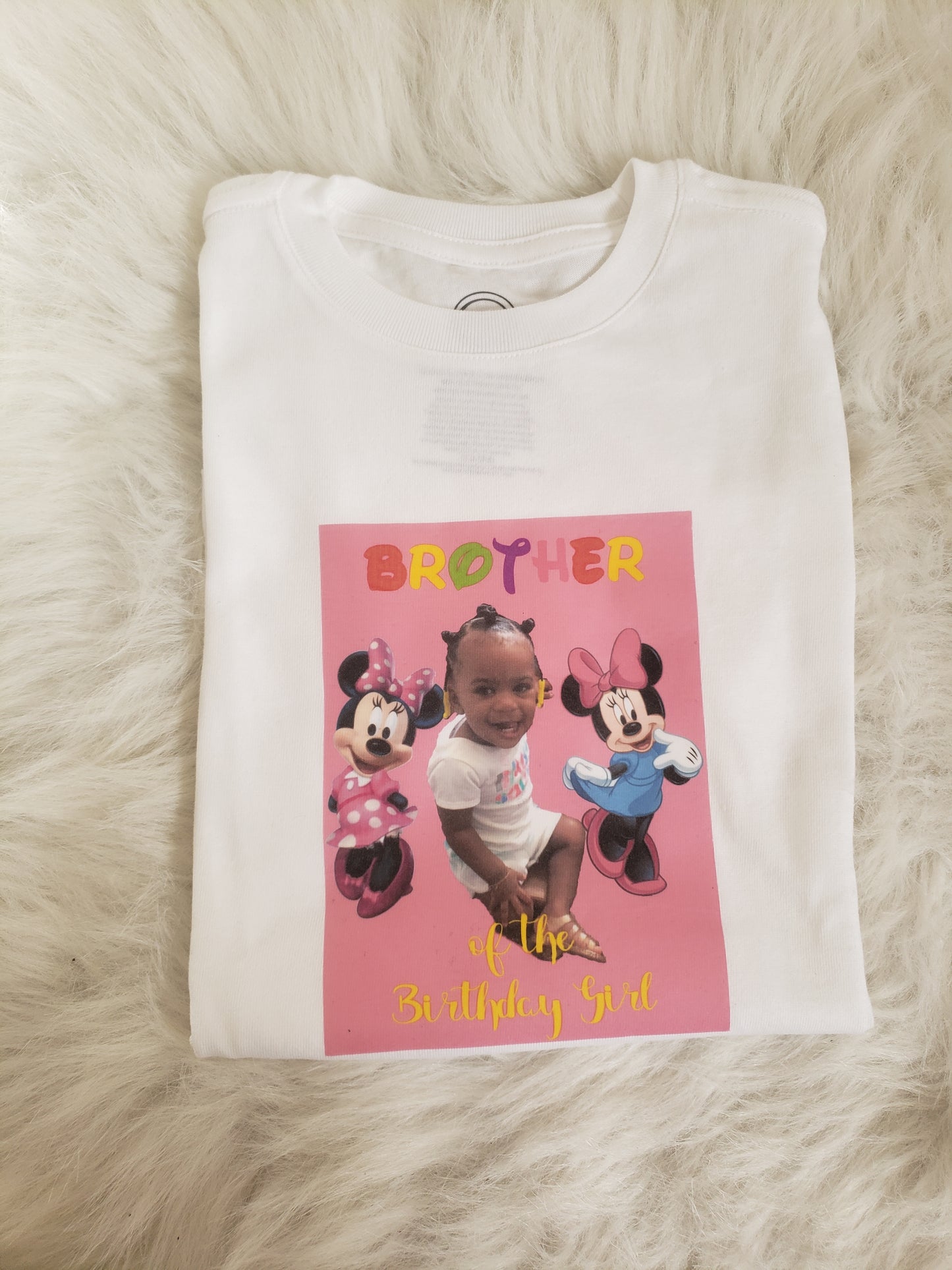 Minnie Mouse Mommy or Daddy of the birthday girl ladies Shirt Mens Shirt