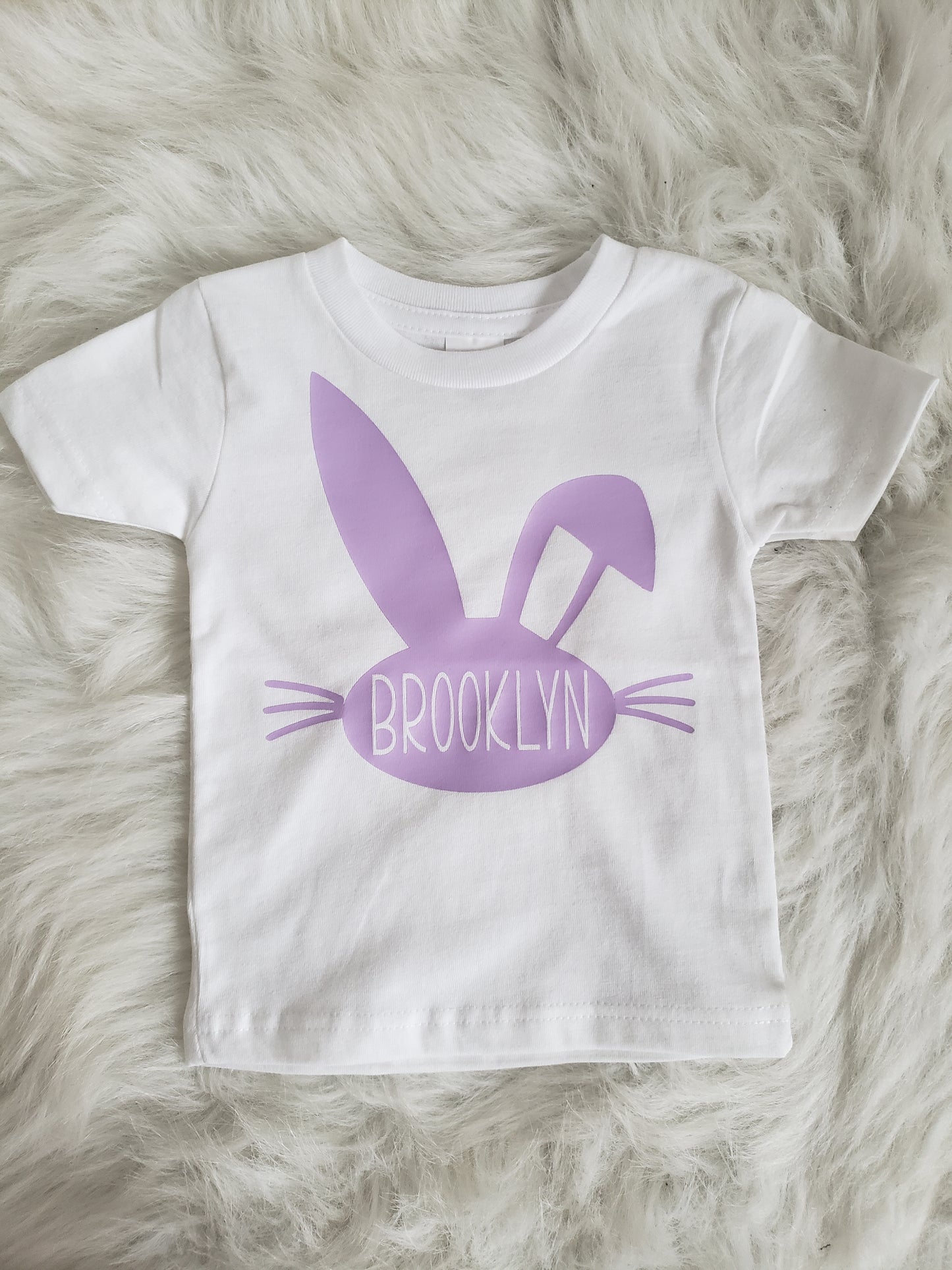Easter Girls Shirt Personalized Bunny
