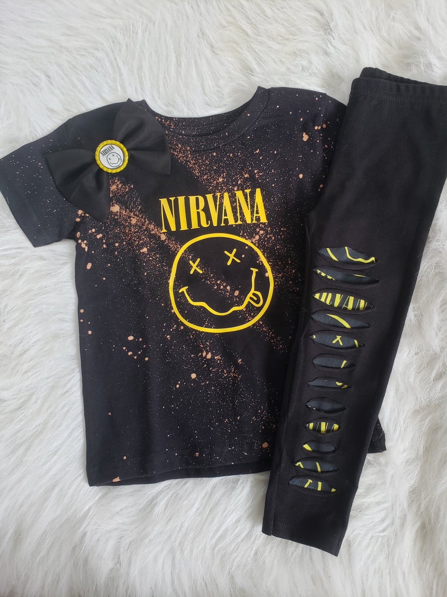 Nirvana Mens Shirt Ladies Shirt Girls Shirt Boys Shirt Rock n Roll