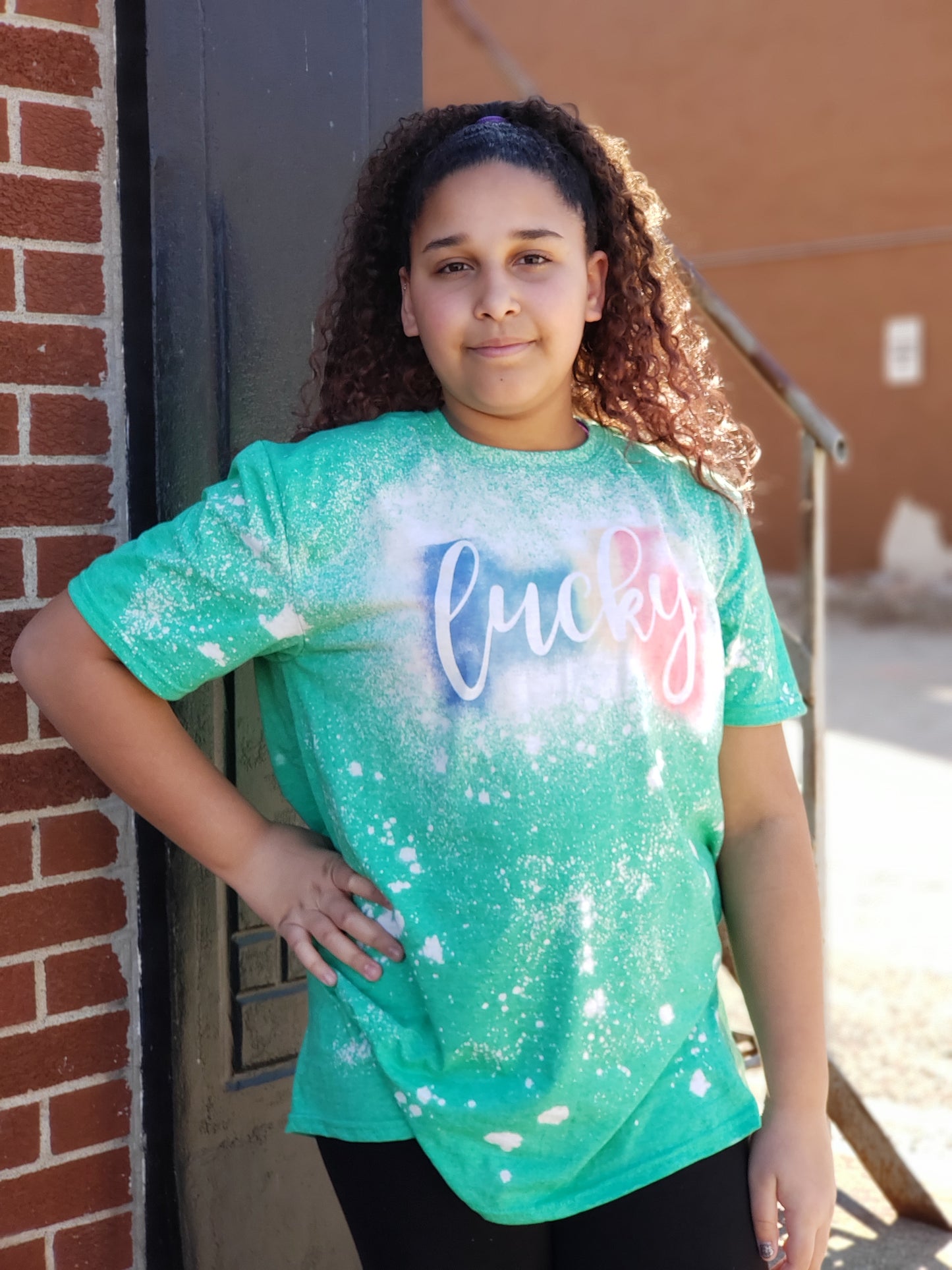 Lucky St. Patrick's Ladies Shirt Girls Shirt