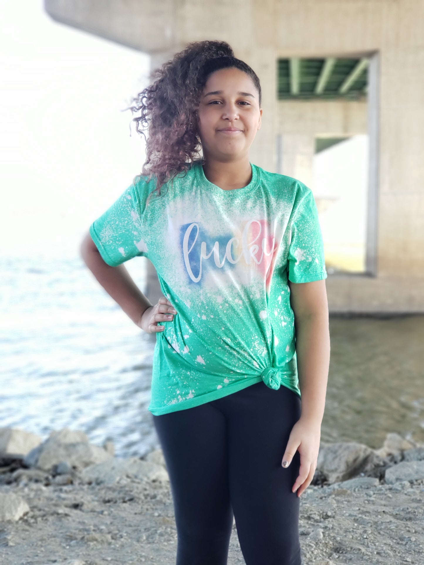Lucky St. Patrick's Ladies Shirt Girls Shirt