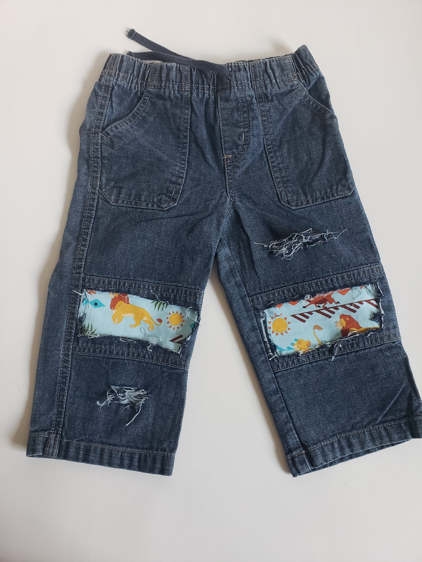 Lion King Boys Distressed Jeans