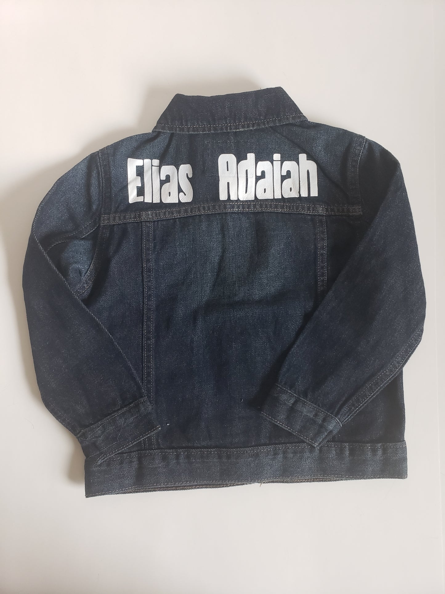 Custom Name Denim Jacket Girls Boys