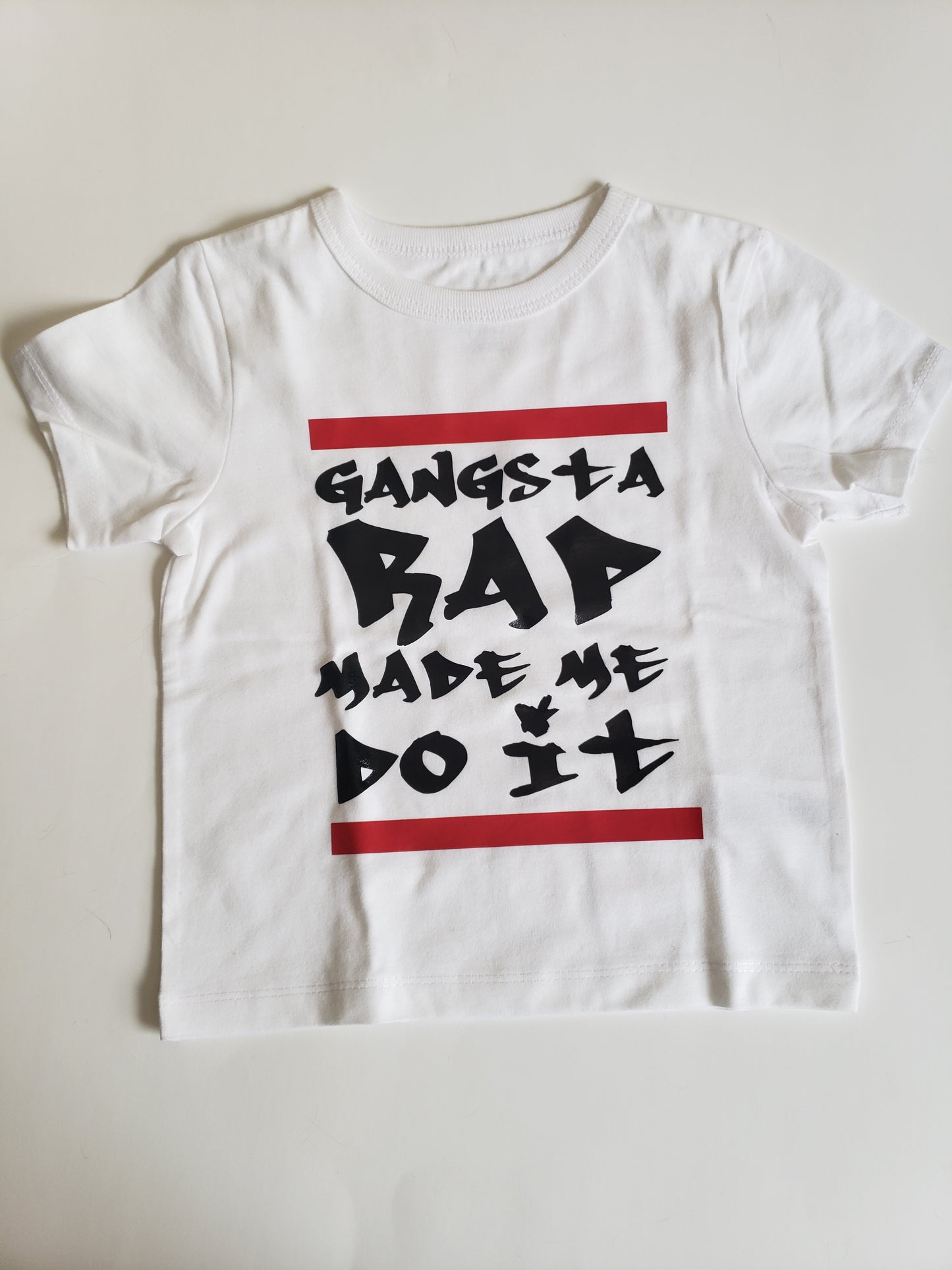 Gangsta Rap made me do it Boys Shirt Girls shirt