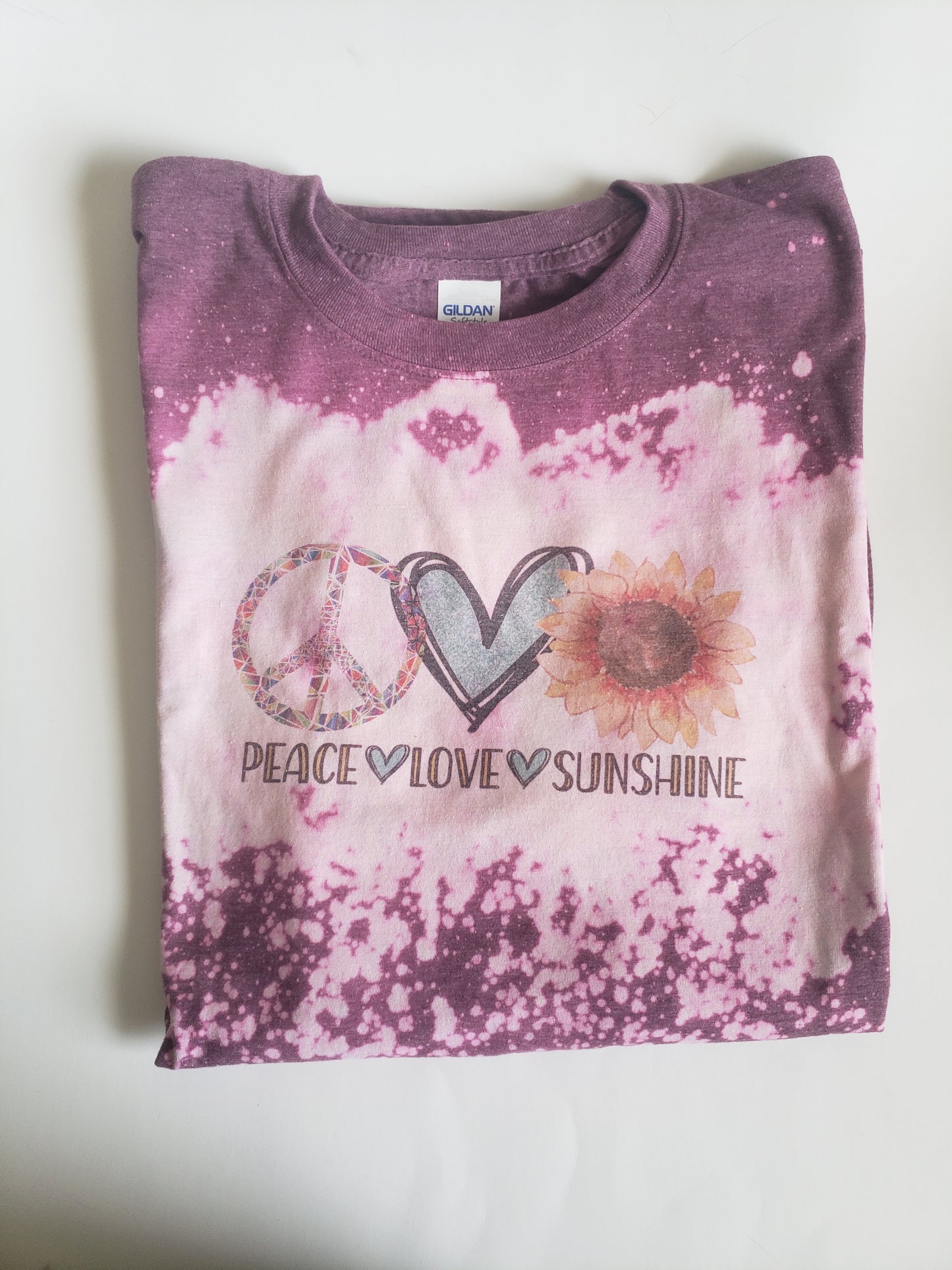 Peace Love Sunshine Girls Shirt Ladies Shirt Boys Shirt Mens shirt