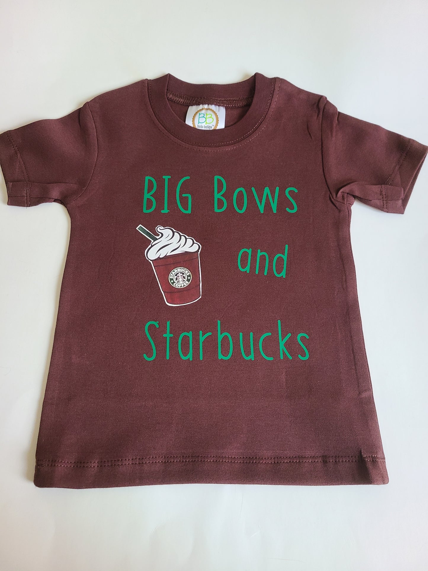 Big Bows and Starbucks Girls Shirt