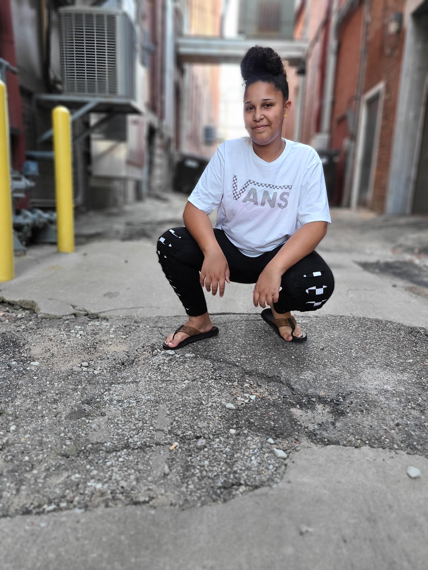 Van's Checker Girls Shirt Boys Shirt