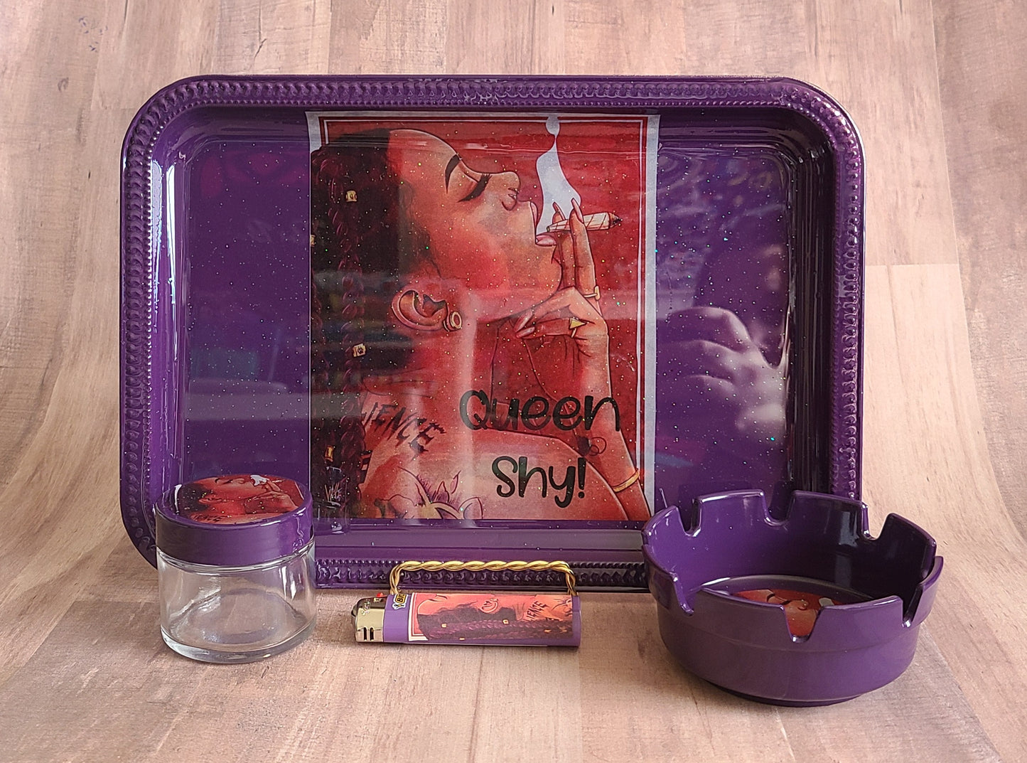 Queen Rolling Trays 4pc