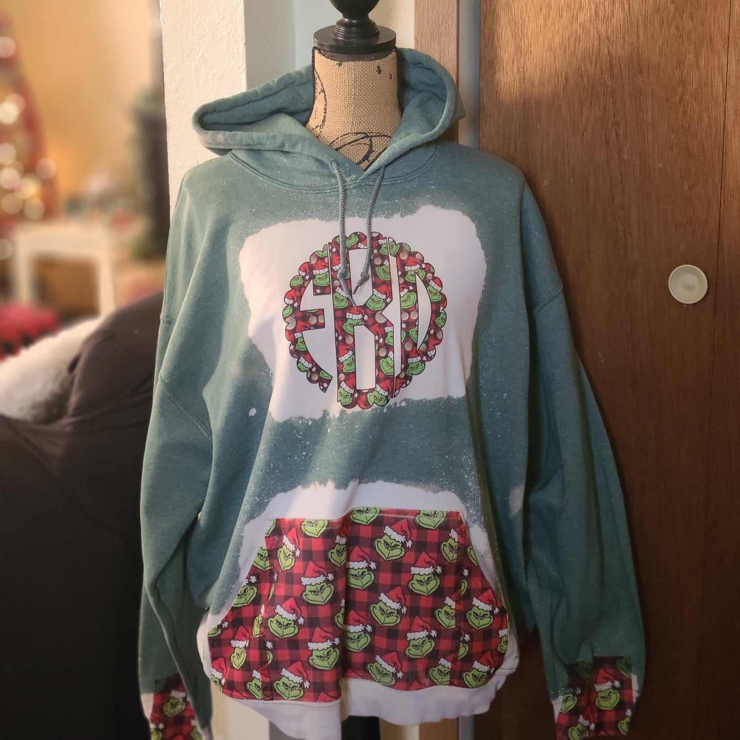 Grinch Monogram Christmas Boys Shirt Girls Shirt