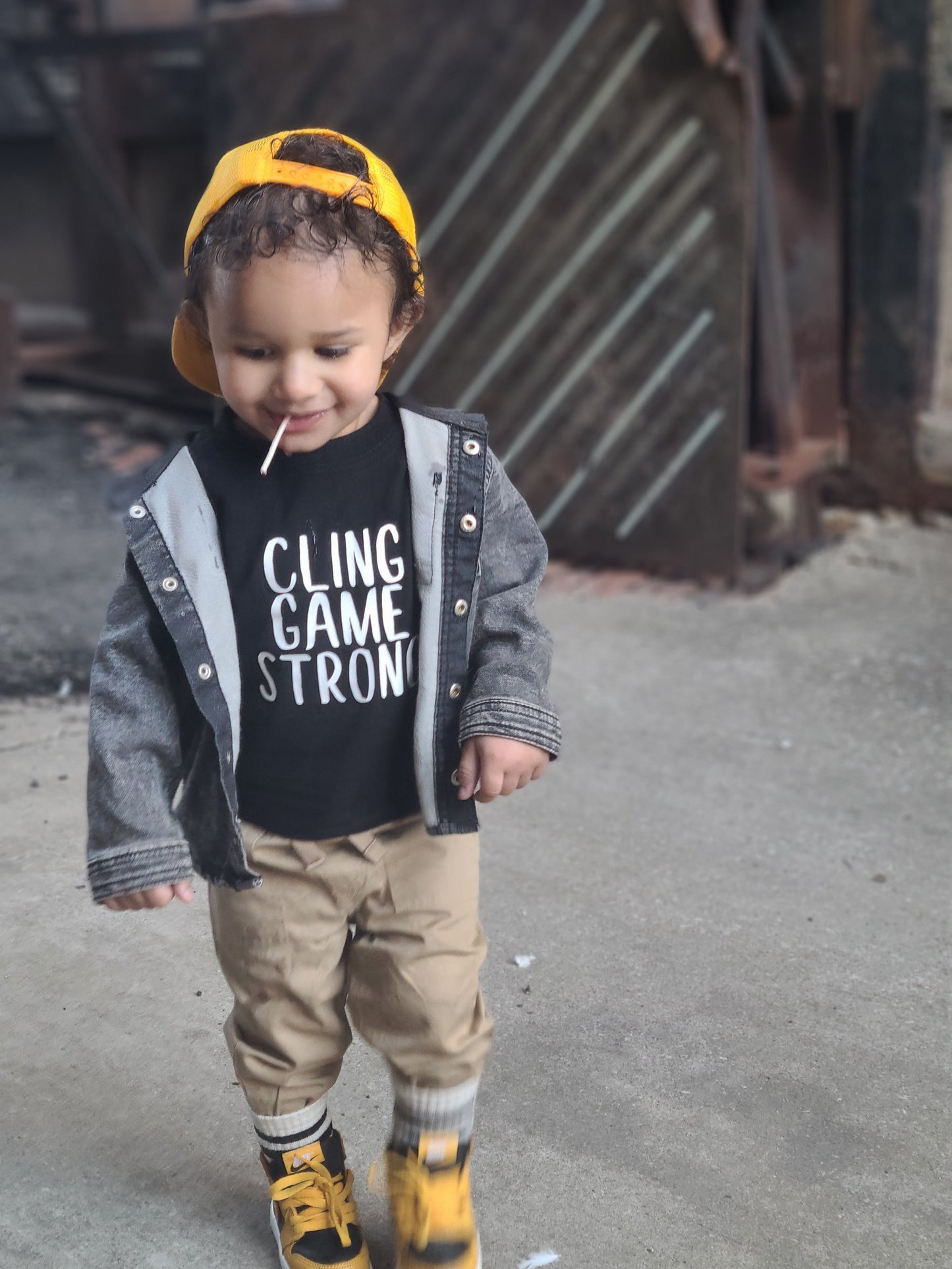 Cling Game Strong Girls Shirt Boys Shirt