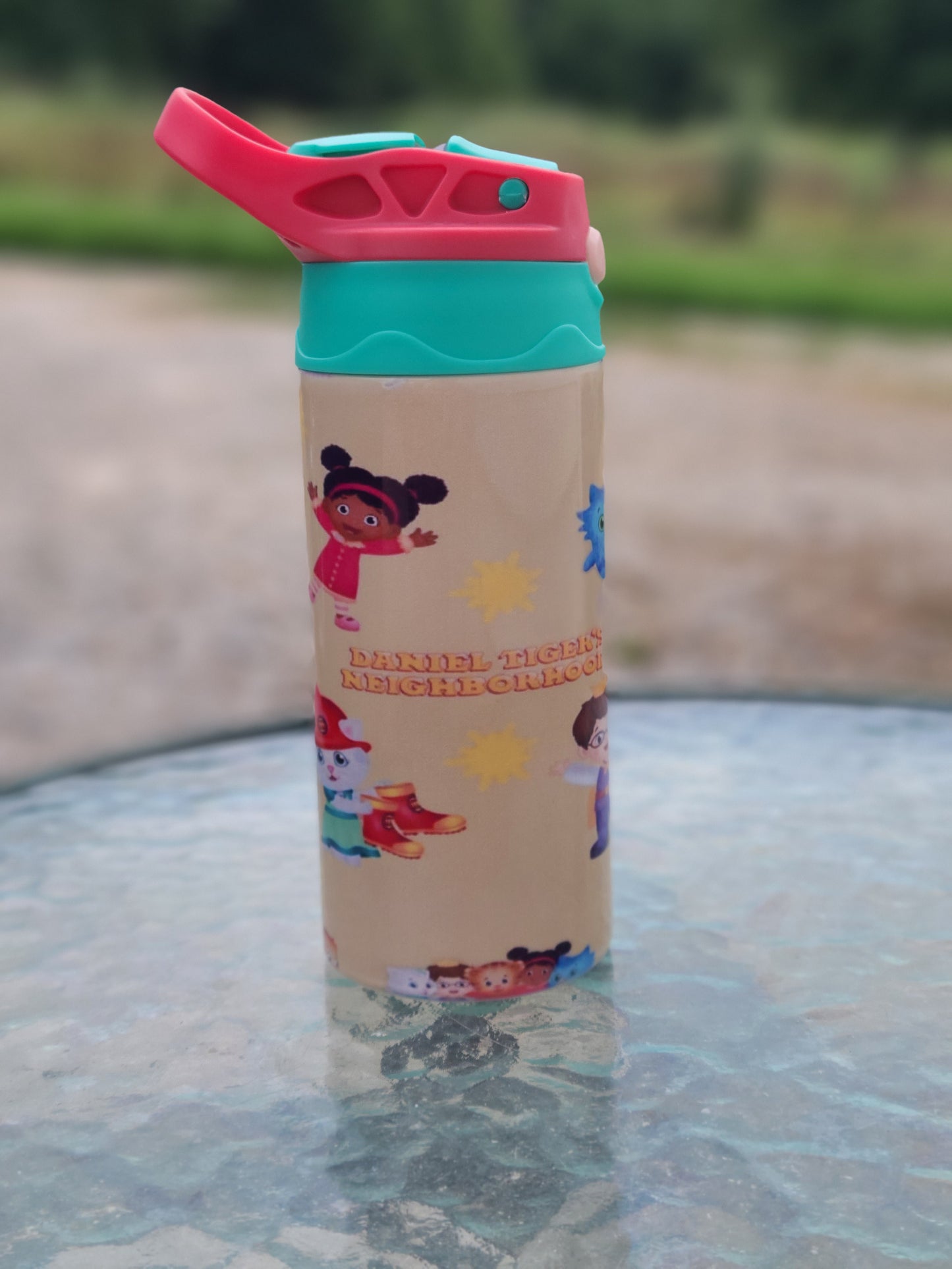 Daniel Tiger Kids Flip Top Cups Tumbler