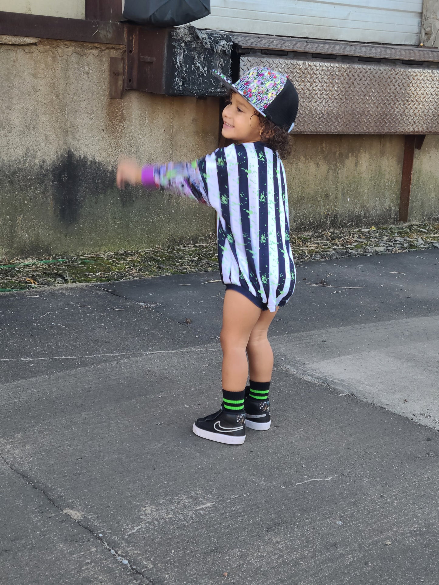 Beetlejuice Sweater Romper Halloween