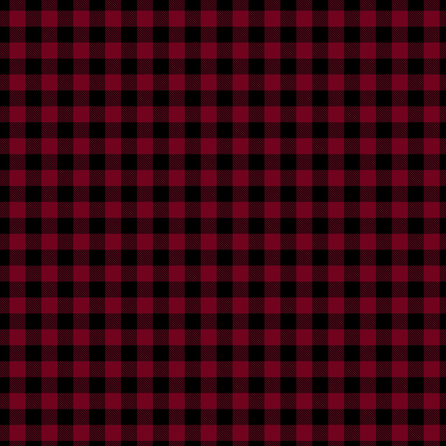 Deep Red Plaid Handmade