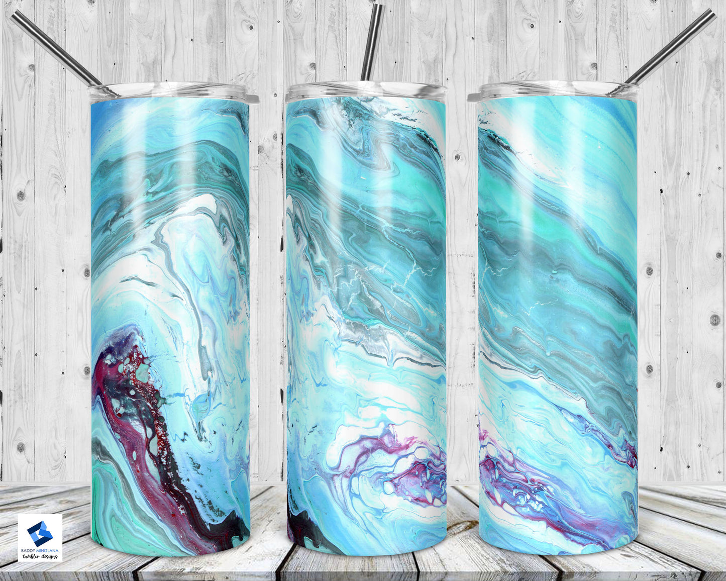 Marble Tumbler Mug Sippy Cup Bottle
