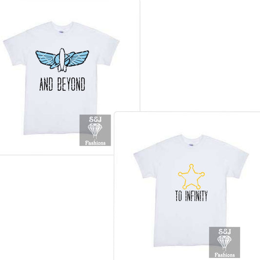 To Infinty And Beyond Toy Story Sibling Sets Girls Shirt Boys Shirt