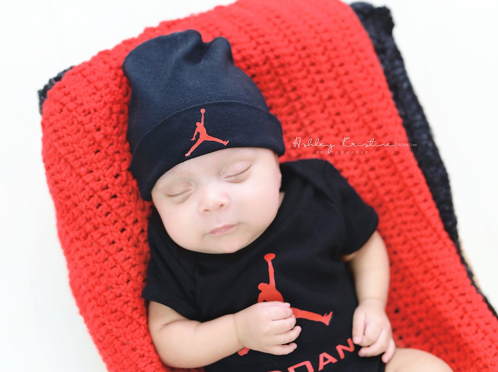 Jordan Inpired onesie and hat Boys Shirt Girls Shirt Designer