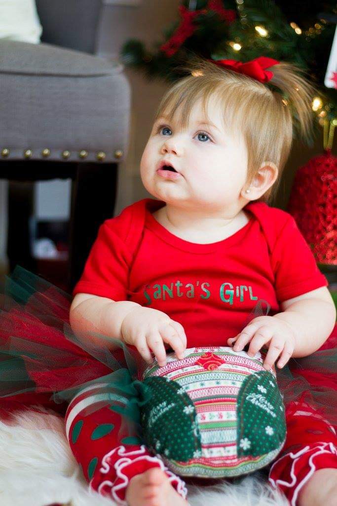 Santa's Girl Christmas Tutu Set