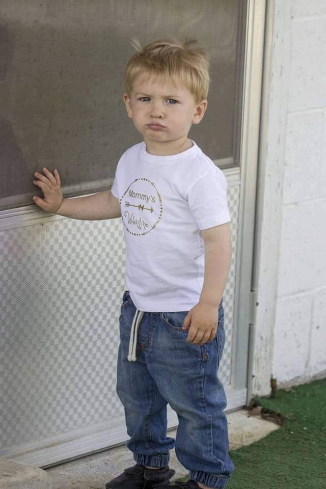 Mommy's Valentine Boys Shirt Girls Shirt