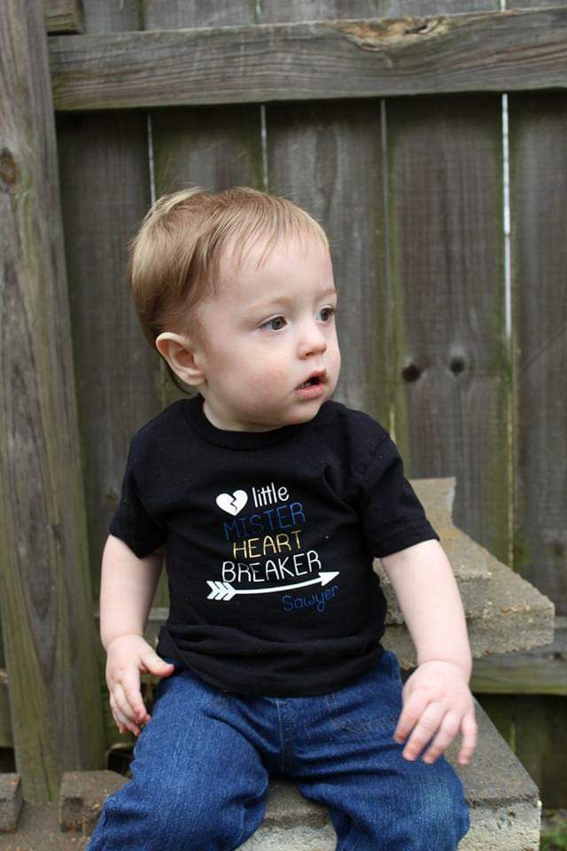 Little Heart Breaker Boys Shirt Valentines