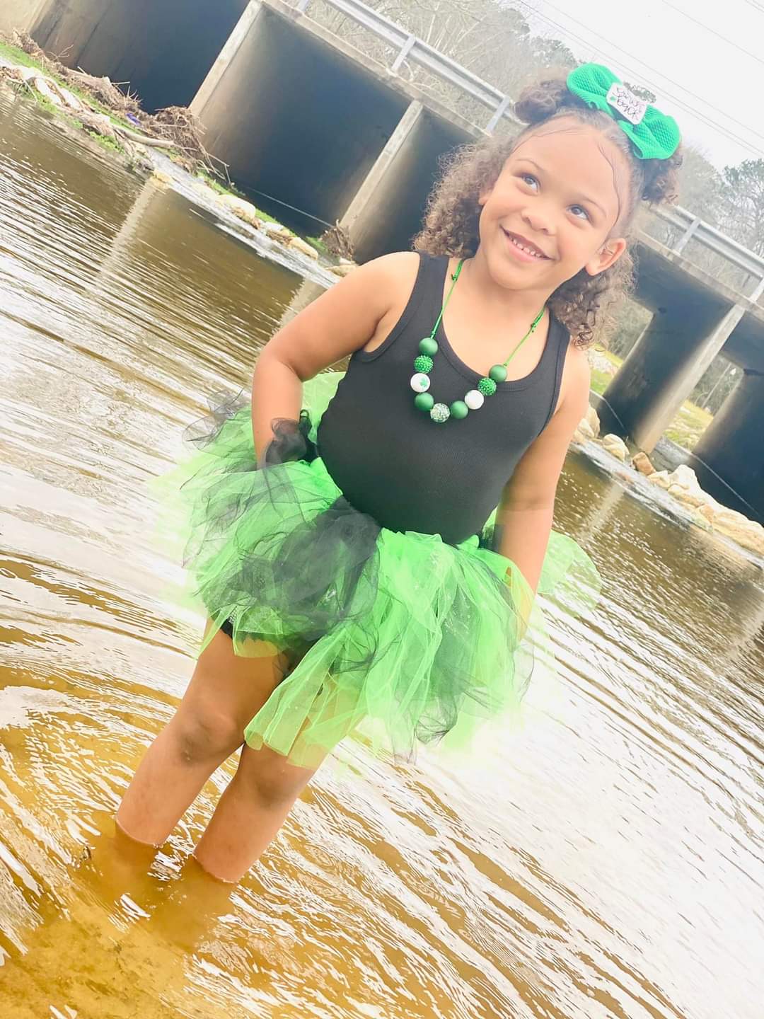 Black & Lime Green Tutu