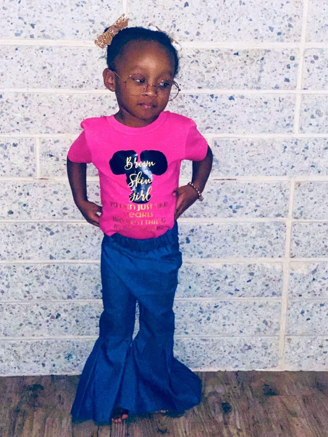 Brown Skin Girl Ya Skin Just Like Pearls Girls Shirt