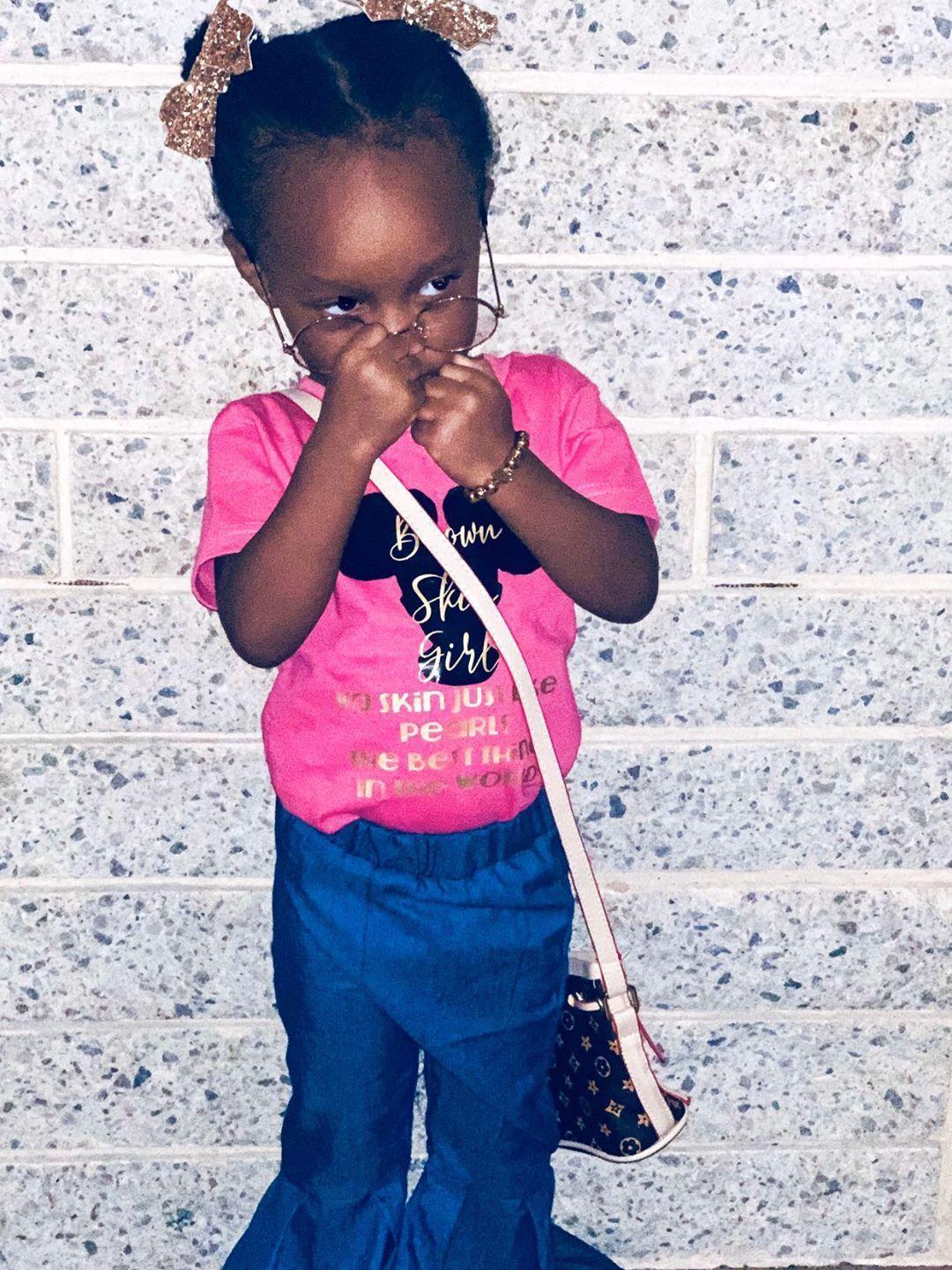 Brown Skin Girl Ya Skin Just Like Pearls Girls Shirt