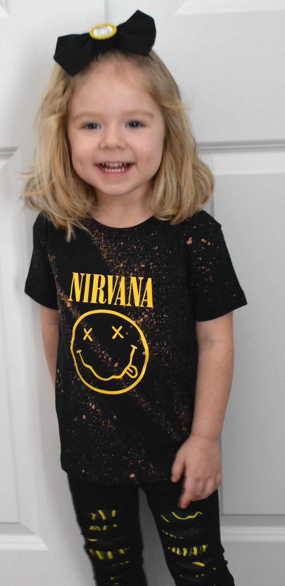Nirvana Mens Shirt Ladies Shirt Girls Shirt Boys Shirt Rock n Roll