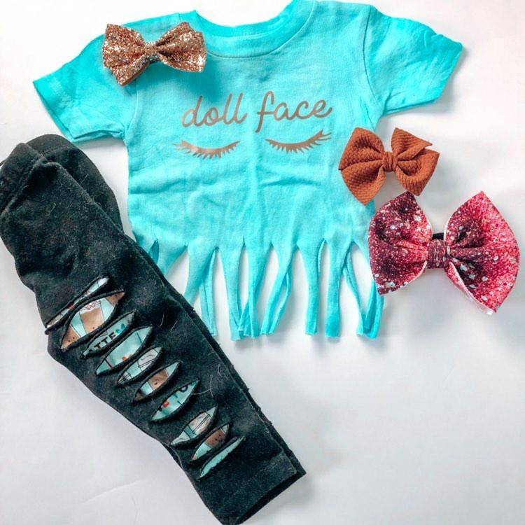 Doll Face Girls Shirt Ladies Shirt