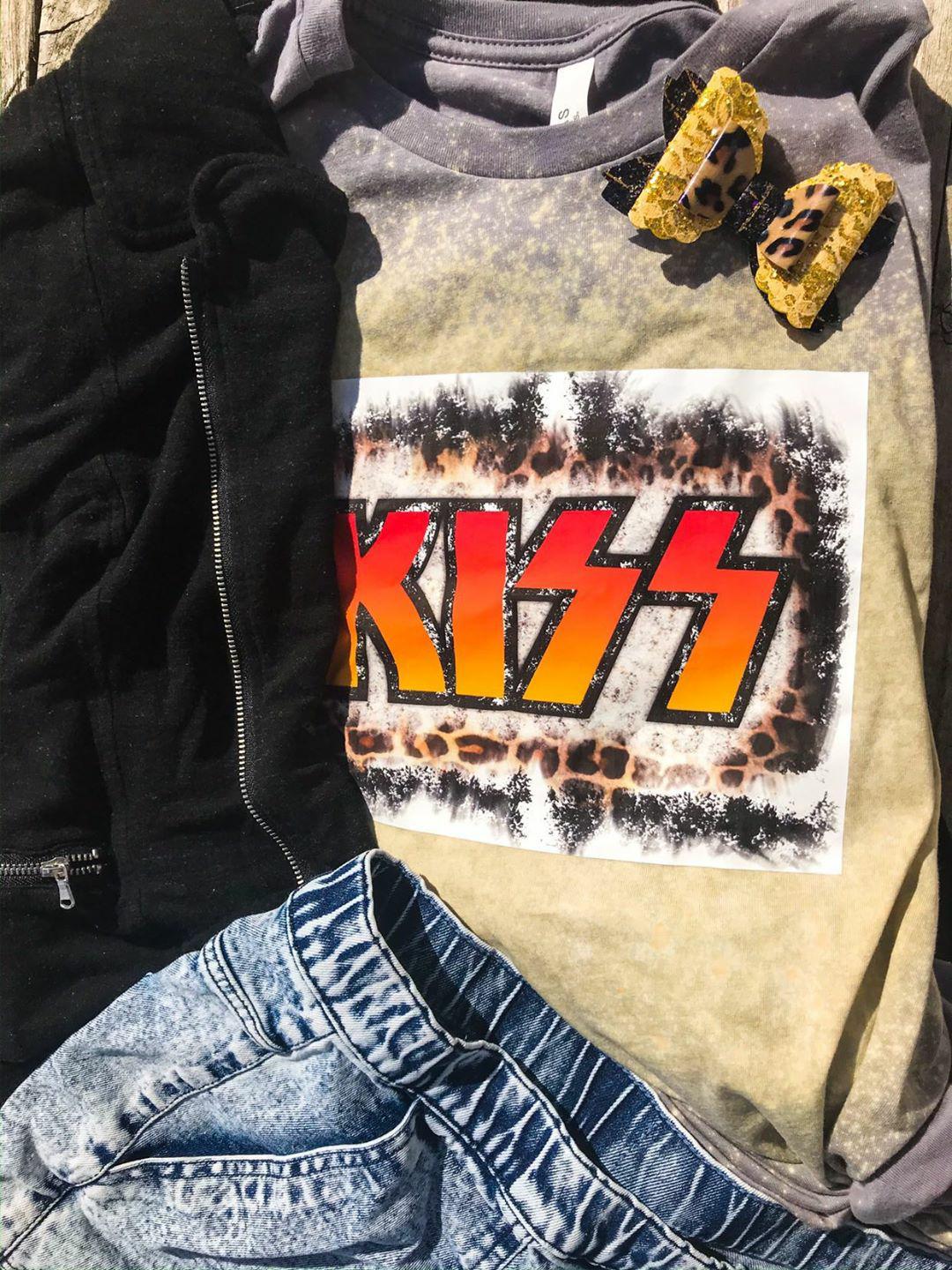 Kiss Acid Adult Shirt Mens Shirt Ladies Shirt Rock n Roll