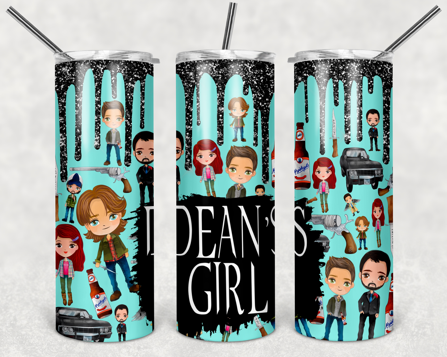Supernatural Tumbler Mug Sippy Cup Bottle