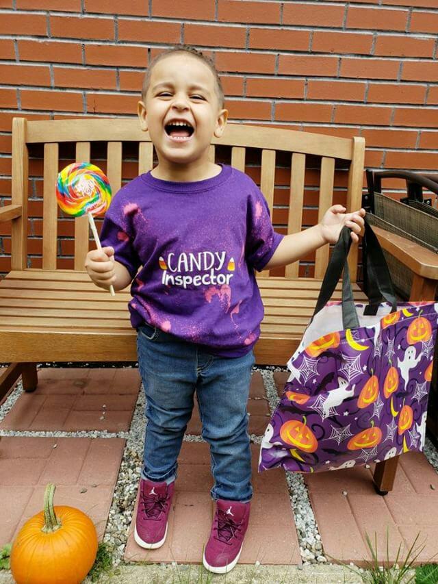 Candy Inspector Halloween Boys Shirt Girls Shirt